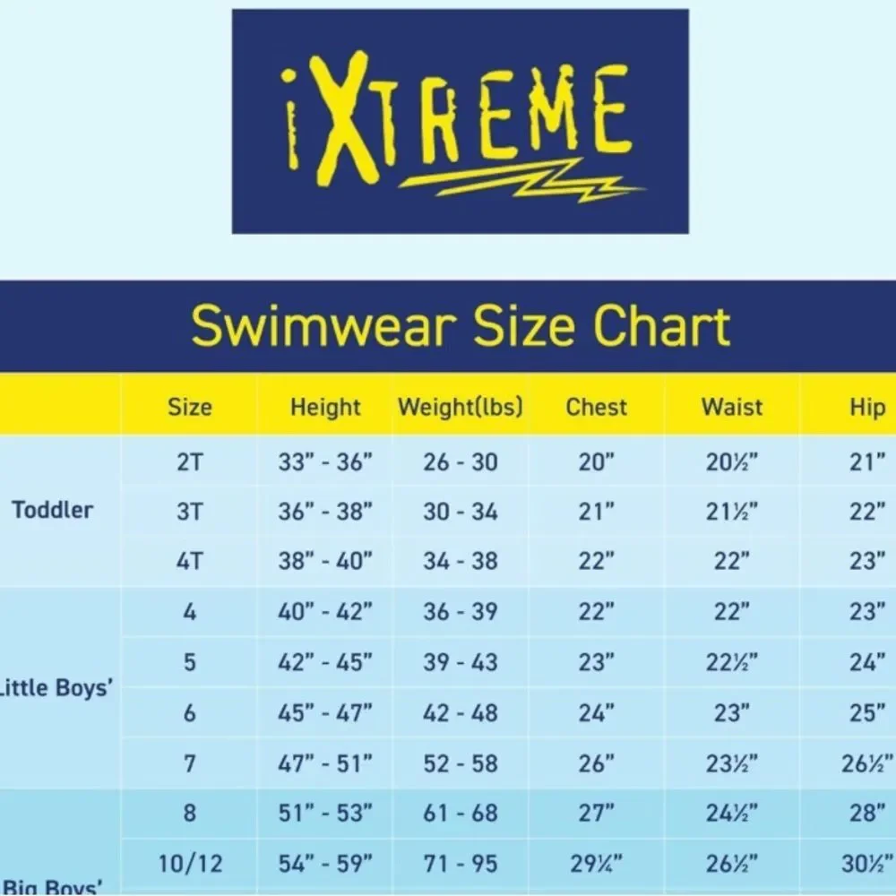 ⚡️ NWT iXtreme Black Toddler Rash Guard Swim Shirt Size 3T
